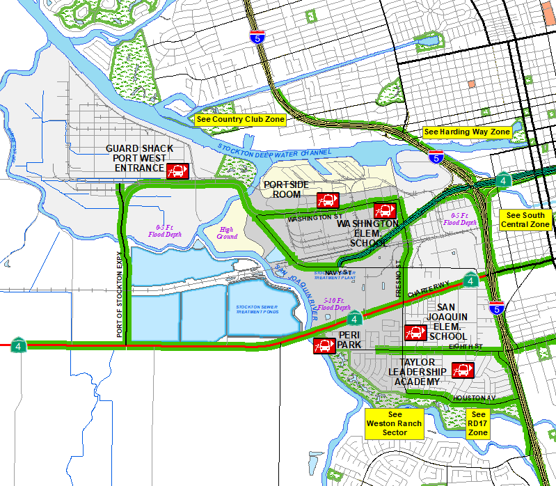 Port Of Stockton Map San Joaquin County Gis Map Server